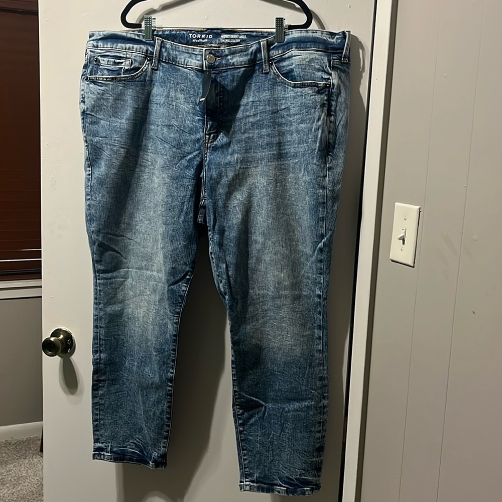 NWT Torrid Perfect Skinny Ankle Tall Vintage Stretch